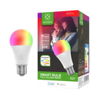 WOOX WiFi Smart LED RGB+CCT žarulja E27, 10W, 806lm, R9074